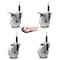 Service Caster 4'' Nylon Swivel 3/4'' Expanding Stem Caster Set 2 Total Lock Brakes, 4PK SCC-EXTTL20S414-NYS-2-S-2-34 - alternate 4